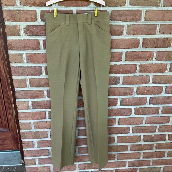 Real vintage men’s tailored trousers approximate size small.  tan/beige - Picture 8 of 8